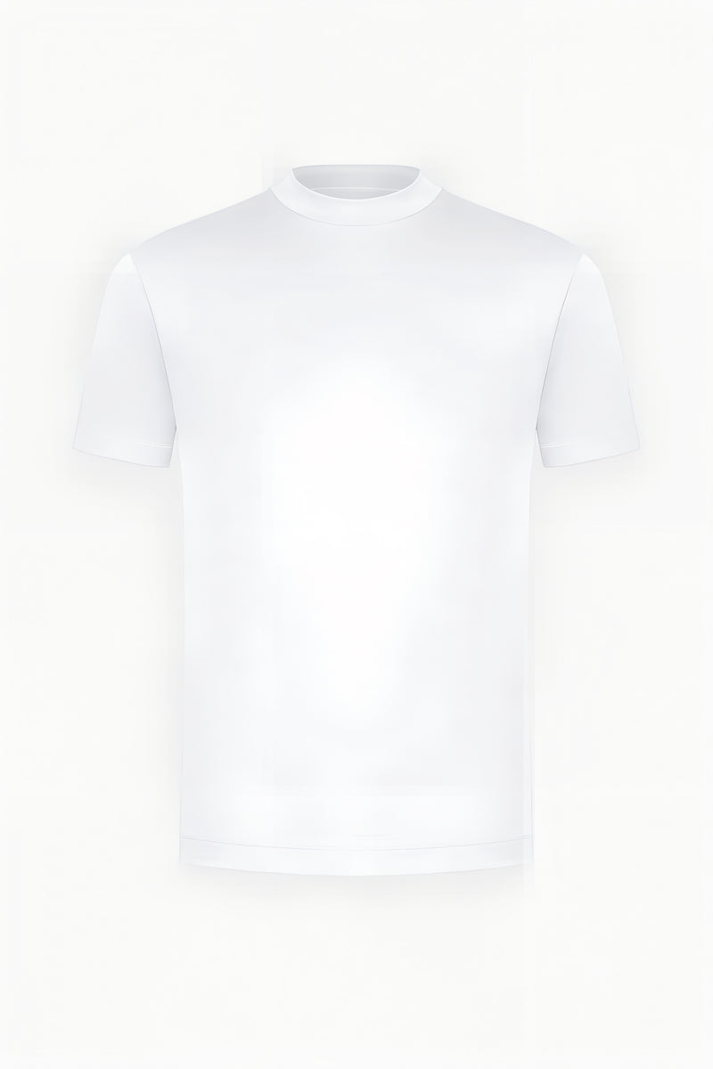 T-SHIRT ESSENTIEL — BLANC PUR